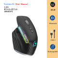 Ergonomic Bluetooth Wireles Gaming Mouse for Laptop Silence USB-C RGB Rechargeable 5 DPI 9 Multi Button for Computer PC Tablet. 