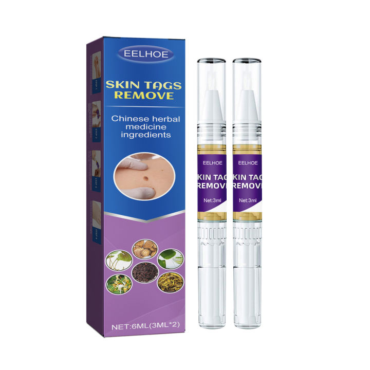 EELHOE Skin Care Gram Wart Liquid Desalination Nevus Pen Hand, Foot, Face And Neck Flesh Grain Skin Tag Removal Pen