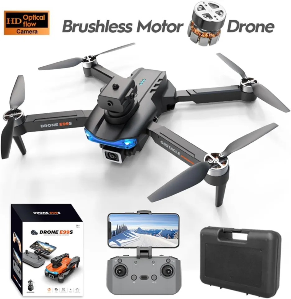 Brushless Motor Drone With 1080p Camera, Optical Flow Dual Camera