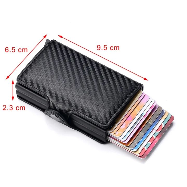 Carbon%20Fiber%20Credit%20Card%20Holder%20Mens%20Double%20Anti%20Rfid%20Bank%20Cardholder%20Case%20Wallet%20Metal%20Business%20Bank%20Minimalist%20Wallet%20Gift%20-%20Image%202