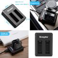 1150 mAh Original Kingma lithium Battery For Insta 360 X Camera +2 Slots usb Cable Fast Charger For Insta360 One X Accessores.