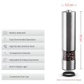 Electric Grinder Salt Black Pepper Mills Automatic Grinding Machine Adjustable Coarseness-A.