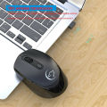 Rechargeable 2.4G Wireless Mouse Metal Noiseless Silent Click Optical Mouse 1600 DPI USB for Notebook Laptop PC. 