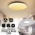 12W LED Ceiling Light Surface Mounted Flush Mount Light 110V-240V Modern Lamp Bedroom Study Living Room White/Warm White.