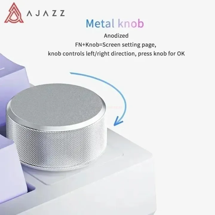 Ajazz%20Ak820%20Pro%20Mechanical%20Keyboard%20Rgb%20Tri-Mode%20Gaming%2075%25%20Gasket-Mounted%20Bluetooth%205.1/2.4g%20Wireless%20Type-C%20Wired%20Tft%20Gift%20-%20Image%204