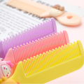 Hair care Hair comb Safey Portable Round head Smooth handle Colorful Comb Cartoon for Daily hair care Maternitycare Toddler hair styling Salon use Travel. 