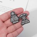 Science Enamel Pin Metal Badge Brooch I Love Cartoon Believe Quote Jewelry Gift Backpack Hat Punk Friends Accessories.
