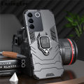 For vivo V27E V27 Pro Case Shockproof Armor Stand with Holder Car Magnetic Ring Back Cover Casing For Vivo V27 V27E Phone cases. 