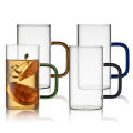 2pcs/4pcs set Heat-Resistant borosilicate Glass Mug/Milk Tea Coffee Cup.