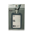 Reap 7177 Silicon ID/IC Card Name badge Holder with Lanyard/ Ribbon for Kids Name Label School Camp Office Business 1 PC.