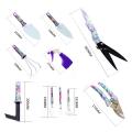 10Pcs Compact Garden Tool Set Vegetable Flower Herb Gardening Hand Tools Kit with Carrying Case. 