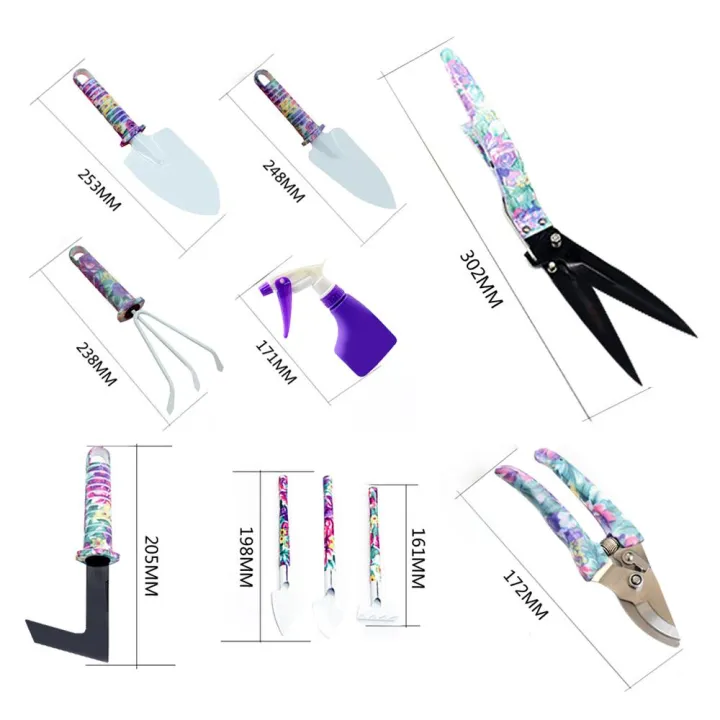 10Pcs%20Compact%20Garden%20Tool%20Set%20Vegetable%20Flower%20Herb%20Gardening%20Hand%20Tools%20Kit%20with%20Carrying%20Case%20-%20Image%206