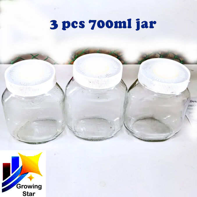 2/3%20Pcs%20Glass%20Jar%20700%20ml%20for%20Kitchen%20&%20Dining%20Glassware%20Food%20container%20with%20original%20cap%20-%20Image%204