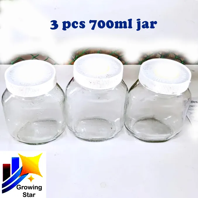2/3%20Pcs%20Glass%20Jar%20700%20ml%20for%20Kitchen%20&%20Dining%20Glassware%20Food%20container%20with%20original%20cap%20-%20Image%204