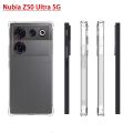 Transparent Phone Case For Nubia Z60 Ultra 5G TPU anti-drop Scratch proof soft back cover Clear case. 