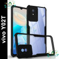 For vivo Y02t / vivo Y02 / vivo Y02A Hard Case Transparent Silica Gel Matte Shockproof Slim Thin Cover Phone Casing For vivo Y02t Back Cover. 