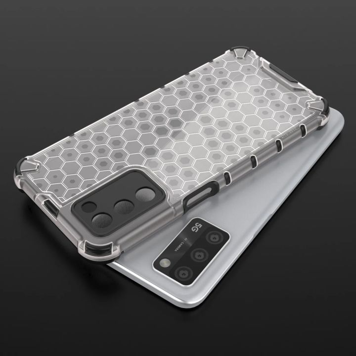 Honeycomb%20Heavy%20Duty%20Shockproof%20Armor%20Case%20For%20OPPO%20A5S%20A3S%20A8%20A9%202020%20A72%20A53%20A93%20A55%20A94%20A54%20A74%204/5G%20Clear%20Hard%20Phone%20Cover%20-%20Image%204