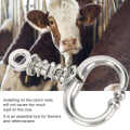 spring type bull cow nose pliers cattle ring animals equipment accessory metal pliers(spring ring). 