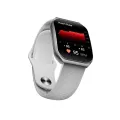 QCY GS2 Smart Watch 1.96 inch Amoled 60Hz High Resolution Display Bluetooth Calling IPX8 Waterproof 24 Hours Heart Rate Monitor SPO2 Sensor 100+ Sports Modes Smartwatch for Men and Women. 