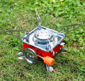 Foldable Camping Gas Stove Portable Folding stove + Free Gas Can. 