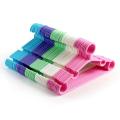 6Pcs/Set Portable Children Clothes Hanger Toddler Baby Coat Plastic Hangers Hook for Kids Clothing Organizer B03E. 
