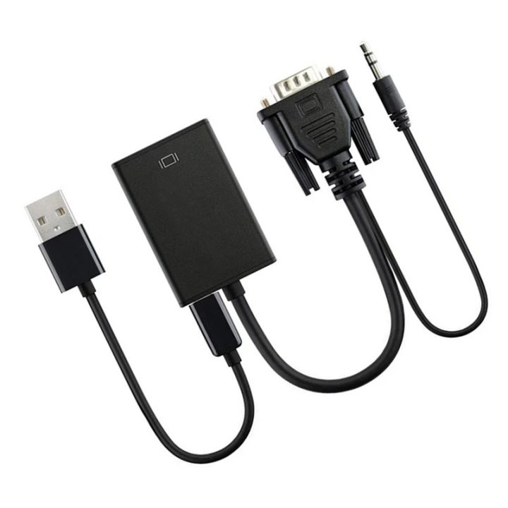 HDMI%20To%20VGA%20Male%20Output%201080P%20HD%20Audio%20TV%20AV%20HDTV%20Video%20Cable%20Converter%20Adapter%20-%20Image%202