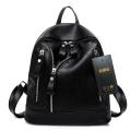 Women Backpack Fashion Casual PU Leather Ladies Teenager Girl School Bag Leather for Travelling Fash.
