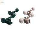 Skateboard Trucks and Wheels Set, 52mm Skateboard Wheels and Bearings Set, Skateboard Trucks 5", Skateboard Riser Pads, Skateboard Hardware Set.