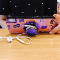 Phone Case Samsung Galaxy S22 Back Cover Cute 3D Design Camera Phone Cases with Stand Holder Lanyard Soft Silicone Shockproof Samsung S22 Case.