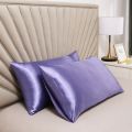 100% Natural Mulberry Silk Pillow Case Real Silk Protect Hair Skin Pillowcase Any Size Customized Bedding Pillow Cases Cover.