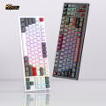 RK R87 ROYAL KLUDGE Wired Mechanical Keyboard 87 Keys RGB Backlit Hot Swap Gaming Keyboard Customised Keycaps with Dust Cover plug and play with computer or xbox or console. 
