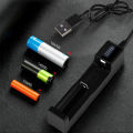 ABS - Reliable Overheat - Overcurrent - Overcharge and Over discharge Protection - Battery Charger - For 18650 16340 14500 AA AAA CR123A.
