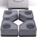 Anti Vibration Pads for Washing Machine Washer Dryer Pedestals Wearing Square Rubber Foot Pads Pedestals Double-Deck. 