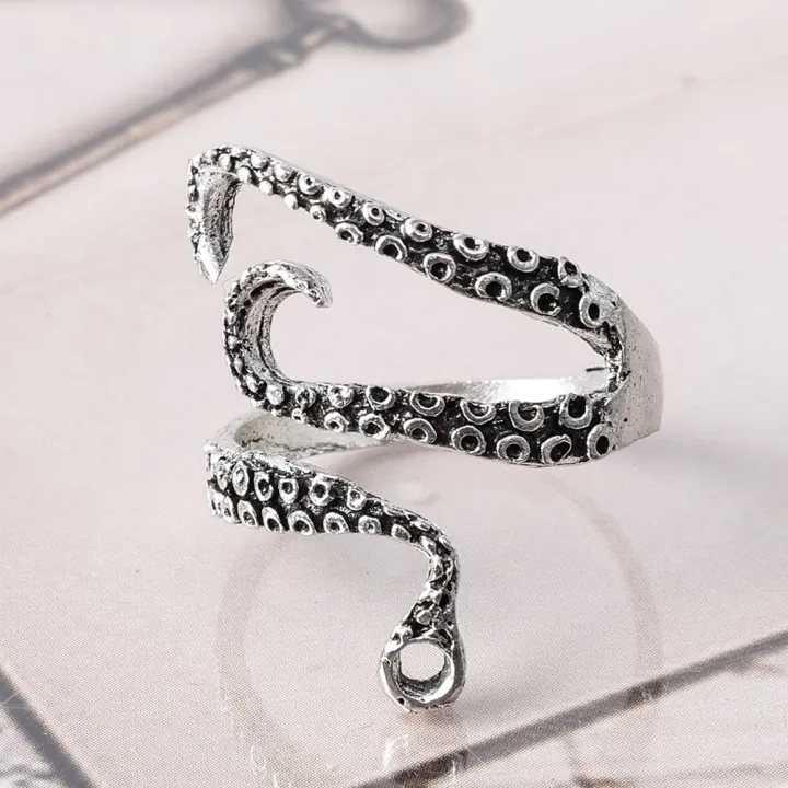 Stainless%20Steel%20Gothic%20Squid%20Octopus%20Ring%20-Fashion%20Vintage%20Jewelry%20Open%20Adjustable%20Ring%20-Women%20Men%20Punk%20%20Jewelry%20-%20Image%206