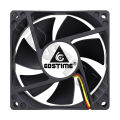 Gdstime DC 5V 12V 24V 48V 8cm 80mm Brushless Computer Case PC CPU Cooling Fan 8025 Axial Cooler Fan 80mmx80mmx25mm Radiator Fan.