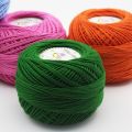 1PC=50g 3# Lace Yarn 100% Cotton Yarn for Crocheting Fine Combed Yarn Using 2.5mm Crochet Knitting Yarn. 