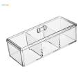 Clear Organizer Desk Makeup Holder Storage Organizer Box Storage Bins for Crafts Dresser.