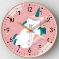 【8Inch20cm】Unique Creative Cartoon Clock Modern Minimalist Internet Celebrity Clock Home Living Room Wall Clock. 