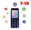 Geo T19 4G Smart Feature Phone Supports Facebook, WhatsApp, YouTube, Wi-Fi, Hotspot. 