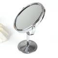 Magnification Circular Makeup Mirror Dual 2 Sided Round Shape Rotating Cosmetic Mirror Stand Magnifier Mirror Standing. 