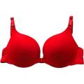 Red Colour Soft Foam Bra For Women -01 Piece.