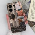 Phone Case For Xiaomi Redmi Note 13 4G Back Cover Cute Cat Shockproof Transparent Silicone Matte TPU For Redmi Note 13 Pro Funda. 