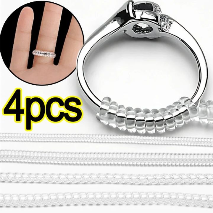 Loosing Rings Ring Size Adjusters Set for Loosing Rings Silicone Tightener with Ring ...