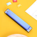 New Mouth Organ Harmonica 24 Holes Key-C Mouth Metal Organ for Beginners. 