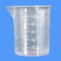Poly Lab Plastic Beaker 100 ml for Laboratory Use.