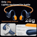 POLVCDG-X15 32G bone conduction earphone wireless Bluetooth IPX5 sweat resistant microphone suitable for outdoor running cycling.
