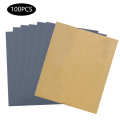 100PCS p1000 SandPaper Wet and Dry Abrasive Paper Waterproof Sanding Sheet. 