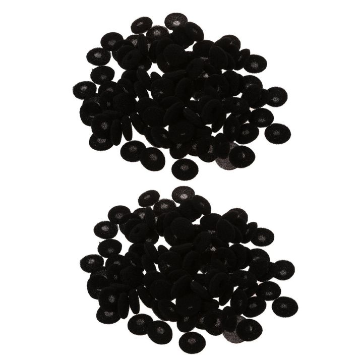 200%20Pcs%20Black%20Sponge%20Eaud%20Headphone%20Cap%20Ear%20Pads%20Cover%20Replacement%20-%20Image%202