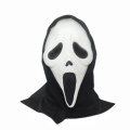 Horror Scream Mask Halloween Scream Ghost Mask Grim Reaper Headgear Latex Mask Party Prom Cosplay Ghost Scream Dress Up Props. 