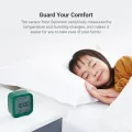 Qingping Smart Bluetooth Digital Alarm Clock with Multiple Alarms, with Temperature and Humidity Display for Bedroom,Table Clock. 